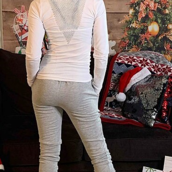 Love Life Fire Heather Lace Up Football Joggers - Picture 3 of 6